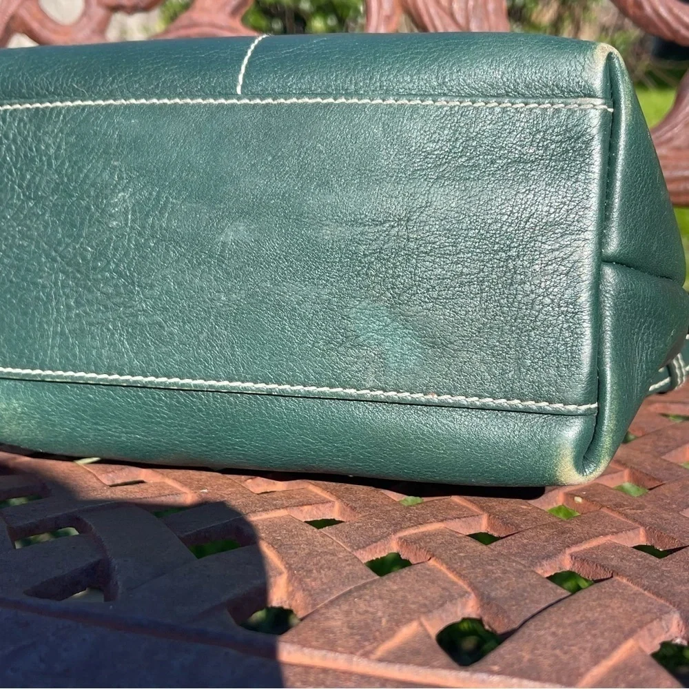 Vintage Dooney & Bourke Alyssa Saffiano Leather Shoulder Bag